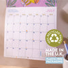 2025 21x21cm Calendar - 100% Recycled Paper, Made in the UK.